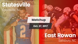 Matchup: Statesville High vs. East Rowan  2017
