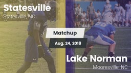 Matchup: Statesville High vs. Lake Norman  2018