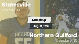 Matchup: Statesville High vs. Northern Guilford  2018