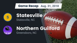 Recap: Statesville  vs. Northern Guilford  2018