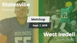 Matchup: Statesville High vs. West Iredell  2018