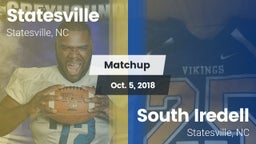 Matchup: Statesville High vs. South Iredell  2018