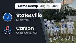 Recap: Statesville  vs. Carson  2022