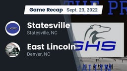 Recap: Statesville  vs. East Lincoln  2022