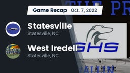Recap: Statesville  vs. West Iredell  2022