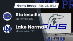 Recap: Statesville  vs. Lake Norman  2023