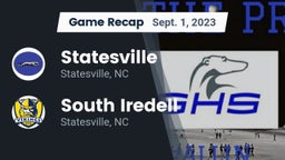 Recap: Statesville  vs. South Iredell  2023