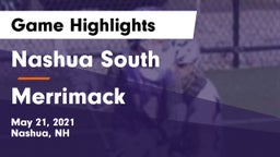 Nashua  South vs Merrimack  Game Highlights - May 21, 2021