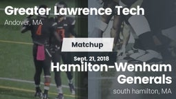 Matchup: Greater Lawrence vs. Hamilton-Wenham Generals 2018