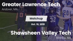 Matchup: Greater Lawrence vs. Shawsheen Valley Tech  2018