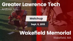 Matchup: Greater Lawrence vs. Wakefield Memorial  2019