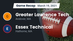 Recap: Greater Lawrence Tech  vs. Essex Technical  2021