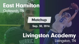 Matchup: East Hamilton High vs. Livingston Academy  2016