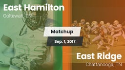 Matchup: East Hamilton High vs. East Ridge  2017