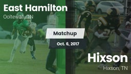 Matchup: East Hamilton High vs. Hixson  2017