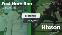 Matchup: East Hamilton High vs. Hixson  2018