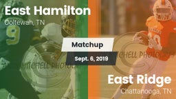 Matchup: East Hamilton High vs. East Ridge  2019