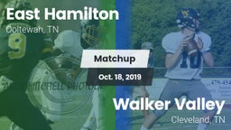 Matchup: East Hamilton High vs. Walker Valley  2019