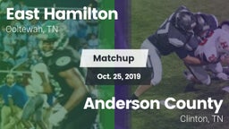 Matchup: East Hamilton High vs. Anderson County  2019