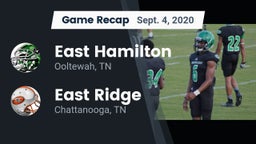 Recap: East Hamilton  vs. East Ridge  2020