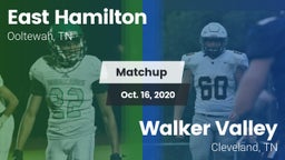 Matchup: East Hamilton High vs. Walker Valley  2020