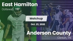 Matchup: East Hamilton High vs. Anderson County  2020