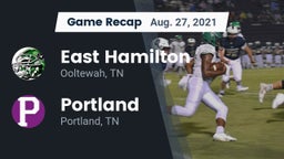 Recap: East Hamilton  vs. Portland  2021