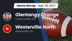 Recap: Olentangy Orange  vs. Westerville North  2017