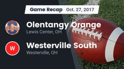 Recap: Olentangy Orange  vs. Westerville South  2017