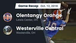 Recap: Olentangy Orange  vs. Westerville Central  2018