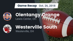 Recap: Olentangy Orange  vs. Westerville South  2018