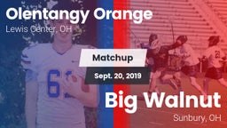 Matchup: Olentangy Orange vs. Big Walnut 2019