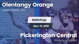 Matchup: Olentangy Orange vs. Pickerington Central  2019