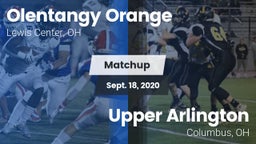 Matchup: Olentangy Orange vs. Upper Arlington  2020