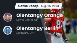 Recap: Olentangy Orange  vs. Olentangy Berlin  2023