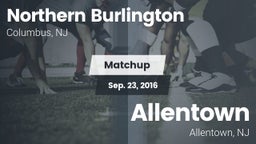 Matchup: Northern Burlington vs. Allentown  2016