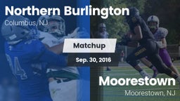 Matchup: Northern Burlington vs. Moorestown  2016