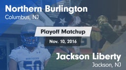 Matchup: Northern Burlington vs. Jackson Liberty  2016