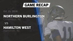 Recap: Northern Burlington  vs. Hamilton West  2016