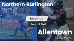 Matchup: Northern Burlington vs. Allentown  2017