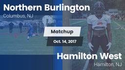 Matchup: Northern Burlington vs. Hamilton West  2017
