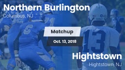 Matchup: Northern Burlington vs. Hightstown  2018