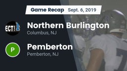 Recap: Northern Burlington  vs. Pemberton  2019