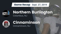 Recap: Northern Burlington  vs. Cinnaminson  2019