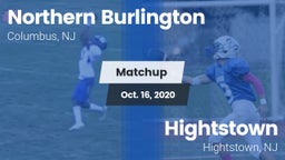 Matchup: Northern Burlington vs. Hightstown  2020