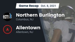 Recap: Northern Burlington  vs. Allentown  2021