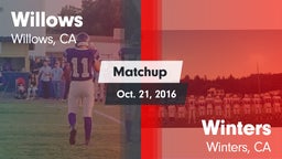 Matchup: Willows  vs. Winters  2016