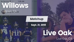 Matchup: Willows  vs. Live Oak  2018