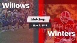 Matchup: Willows  vs. Winters  2019