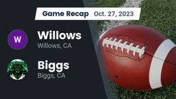 Recap: Willows  vs. Biggs  2023
